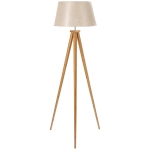 Lampadaire trépied style scandinave 40 W beige