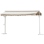 Store double pente acier époxy blanc polyester imperméabilisé anti-UV