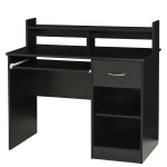 Bureau informatique multimédia multi-rangements panneaux particules