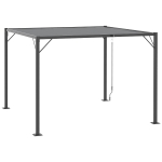 Outsunny Foisor de Gradina 2.95x2.95m din Aluminiu si Otel pentru Exterior, Gri