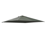 Outsunny Pavillondach, Ersatzdach für Pavillon, Pavillonabdeckung, Sonnenschutz Polyester, Dunkelgrau, 3 x 3 m