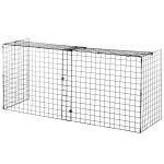 HOMCOM Extendable Fireguard Screen Fire Safe Guard Screen Folding Fireplace Wire Mesh Cover New