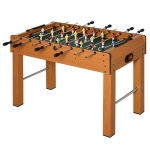 HOMCOM 1.2m/48" Wooden Soccer Foosball Table Heavy Duty for Arcades ,Pub, Game Room,8 Rods,2 Balls