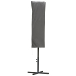 Outsunny Cantilever Umbrella Cover Outdoor Parasol Protector Weatherproof Garden Patio with Rod, Zipper - Deep Grey