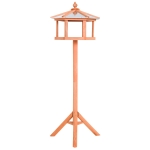 PawHut Casetta Mangiatoia per uccelli in Legno 113x85x40cm