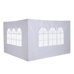 Outsunny 3m Gazebo Replacement Side Panel-White