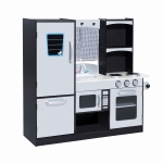 Homcom Cucina Giocattolo Realistica con Frigo Microonde Fornelli e Lavandino