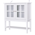Meuble vitrine de rangement 2 portes
