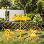 Ensemble salon de jardin enfant 4 pièces design tigre