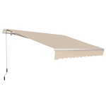 Store banne manuel rétractable alu. 3,5L x 2,5l m