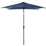 Parasol lumineux LED rectangulaire inclinable dim. 2,68L x 2,05l x 2,48H m