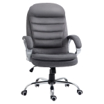 Fauteuil de bureau manager grand confort toile lin