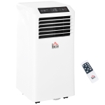 HOMCOM 10000BTU Portable ABS Air Conditioner w/ Remote Control White