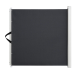 PawHut Deur-/trapbeschermingsraster honden veiligheidsdeur barrière grijs PVC