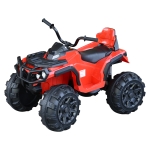 Voiture 4x4 quad buggy électrique enfant rouge