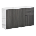 HOMCOM Standschrank 117 cm x 36 cm x 74 cm
