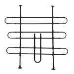 PawHut Grille de Séparation Universelle pour Voiture Noire
