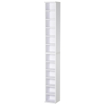 HOMCOM CD-Ständer 2er-Set 21 cm x 22,5 cm x 88,5 cm