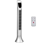 HOMCOM Tower Fan 3 Speed 3 Mode 7.5h Timer 70° Oscillation LED Panel Remote Controller