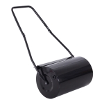 DURHAND Lawn Roller, Steel, 50Lx32Wx105H cm-Black