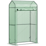 Outsunny sera de gradina pentru plante, 100x51x170cm, verde