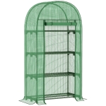 Outsunny sera de gradina, 80x49x160cm, verde