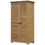 Outsunny Gartenschrank 87 cm x 46,5 cm x 160 cm