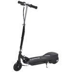 HOMCOM Patinete Eléctrico para Niños de +7 Años Scooter Plegable con Altura Ajustable Batería Recargable 24V Velocidad hasta 12 km/h y Freno Carga 50 kg 74x36x73-91 cm Negro