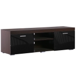 HomCom Moderno Mobile Porta TV con Due Ante in Legno, 140x40x44cm