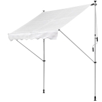 Outsunny Store Banne Manuel Blanc 2 x 1,5 m