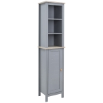 kleankin Freestanding Bathroom Storage Cabinet Space Saver w/ Adjustable Shelf Cupboard