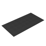Homcom Covor Puzzle 32 Piese 63x63 cm in EVA Moale Negru