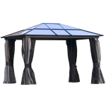 Outsunny Pavillon Polycarbonat 3,6 x 3 m