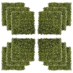 Outsunny Artificial Leaf Hedge Screen Privacy Fence Panel for Garden Outdoor Indoor Decor 3 x 1.5M Dark Green(c-4)