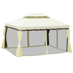 Outsunny Gartenpavillon Pavillon 390 cm x 290 cm x 270 cm