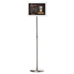 Homcom Panou de podea Indicator Reglabil din aliaj de aluminiu 21 cm x 29,7 cm