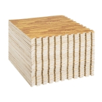 Homcom Tappeto Puzzle in EVA Effetto Legno Naturale 42 Pezzi 61.5x61.5cm
