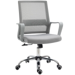 Fauteuil chaise de bureau ergonomique revêtement maille polyester