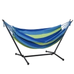 Outsunny Hamac de jardin 1 place avec support et sac transport