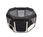Pawhut Parque Mascotas Plegable 2 Medida Juego Entrenamiento Dormitorio Perro Cachorros 114x48x58cm