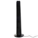 HOMCOM 36" Tower Fan Oscillating 3 Speeds w/ Remote Control Timer Moving Head Quiet Operation Home Office Bedroom Black - 92H cm
