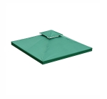 Outsunny Toit de Rechange pour Tonnelle Vert 3 x 3 m