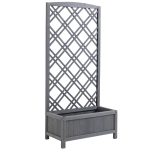 Outsunny skrzynia na rośliny 60 cm x 30 cm x 122,5 cm