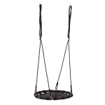 Homcom Altalena a Nido da Giardino per Bambini Nero Diametro 60cm