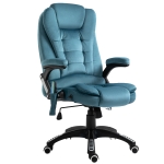 Fauteuil de bureau direction massant chauffant tissu