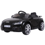 HOMCOM Kids Licensed Audi TT Ride-On Car 6V Battery w/ Remote Suspension Headlights and MP3 Player 2.5-5km/h Black
