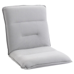 Fauteuil paresseux convertible réglable lin gris clair