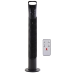 Ventilateur colonne tour oscillant 40 W avec télécommande noir