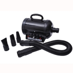 PawHut Profi Hundefön Tierfön Pet Dryer Flüsterfön Hundetrockner 2800W Metall Schwarz 40 x 16 x 20 cm