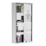 HomCom, dulap medicamente cu 4 rafturi, 30x12x60cm